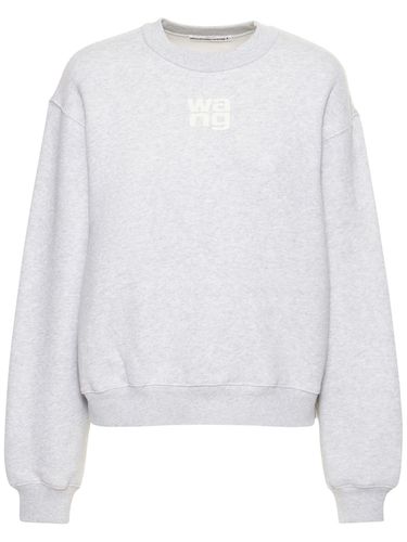 Sudadera Essential De Jersey De Algodón Con Logo - ALEXANDER WANG - Modalova