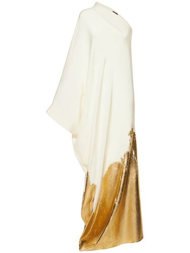 One Shoulder Silk Marocaine Long Dress - TOM FORD - Modalova