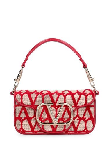 Bolso De Mano Pequeño Locò Con Jacquard - VALENTINO GARAVANI - Modalova