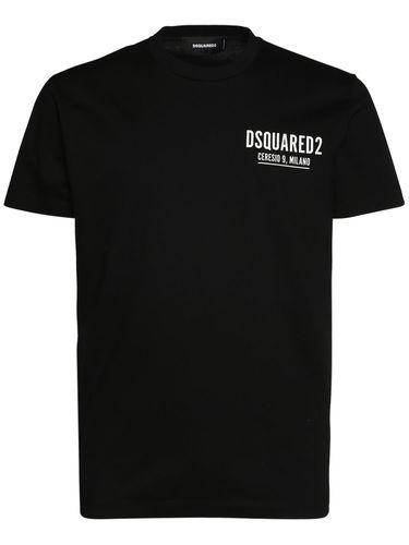 Camiseta Ceresio 9 De Algodón Jersey - DSQUARED2 - Modalova