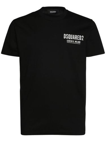 Ceresio 9 Cotton Jersey T-shirt - DSQUARED2 - Modalova