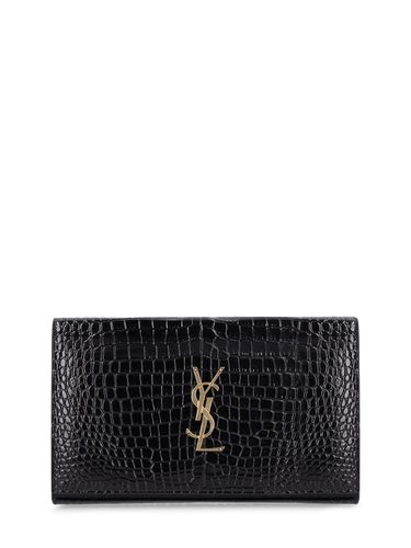 Cartera Cassandra De Piel Efecto Cocodrilo - SAINT LAURENT - Modalova