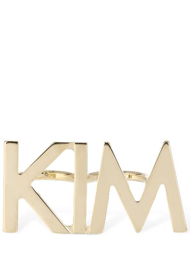 Kim Letters Double Ring - DOLCE & GABBANA - Modalova