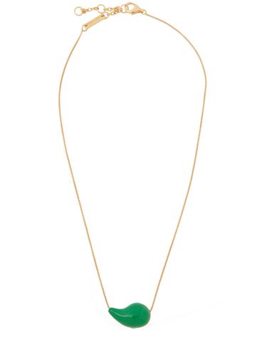 Drop Sterling Silver Necklace - BOTTEGA VENETA - Modalova