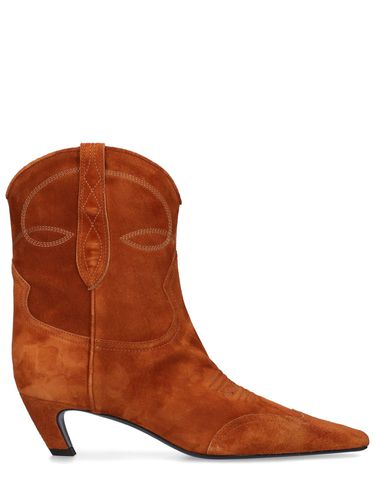 Mm Dallas Suede Ankle Boots - KHAITE - Modalova