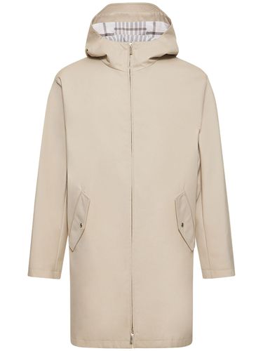 Parka Con Cappuccio E Zip - THOM BROWNE - Modalova