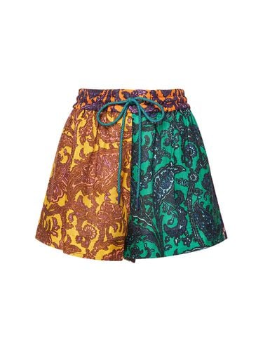 Shorts Tiggy In Lino Stampato - ZIMMERMANN - Modalova