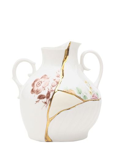 Jarrón Kintsugi De Porcelana De Hueso - SELETTI - Modalova