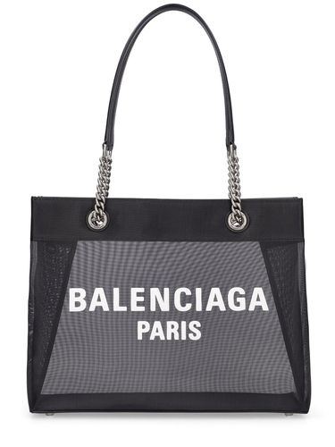 Bolso Tote Mediano Durty Free De Piel Y Malla - BALENCIAGA - Modalova