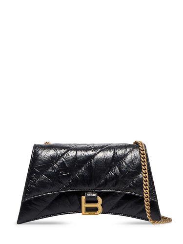 Brieftasche Aus Leder Mit Kette „crush“ - BALENCIAGA - Modalova