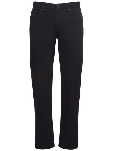 Pantalones De Garbardina Stretch - ZEGNA - Modalova