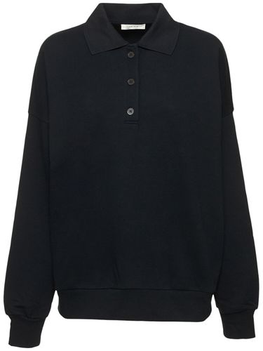 Corzas Cotton Jersey Polo Sweatshirt - THE ROW - Modalova