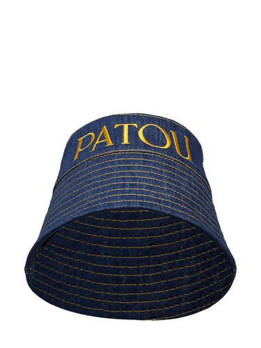 Gorro Pescador De Denim Con Logo - PATOU - Modalova