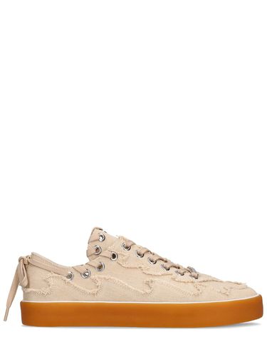 Sneakers Low Top In Tela Destroyed - BLUEMARBLE - Modalova