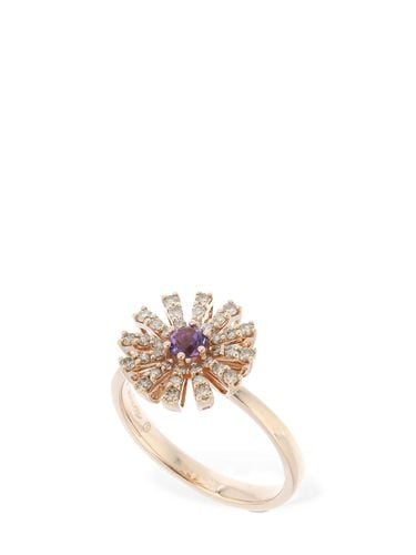 Margherita Amethyst & Diamond Ring - DAMIANI - Modalova