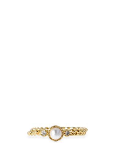 Collage Fine Chain & Faux Pearl Ring - ZIMMERMANN - Modalova