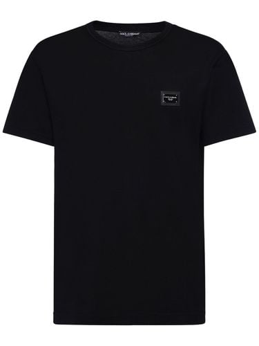 Essential Jersey T-shirt - DOLCE & GABBANA - Modalova