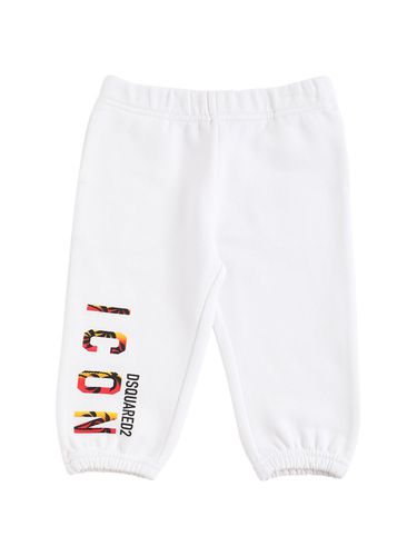 Pantalones Deportivos De Algodón Estampados - DSQUARED2 - Modalova