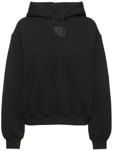 Hoodie Aus Bio-baumwollterry Mit Logo - ALEXANDER WANG - Modalova