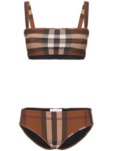 Bikini Stampa Check - BURBERRY - Modalova