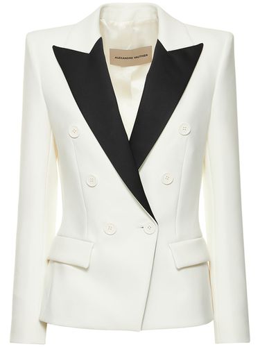 Crepe De Chine Tuxedo Jacket - ALEXANDRE VAUTHIER - Modalova