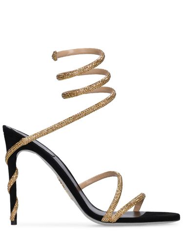 Mm Satin & Crystal High Heel Sandals - RENÉ CAOVILLA - Modalova