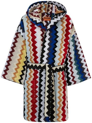 Cyrus Short Hooded Bathrobe - MISSONI HOME - Modalova