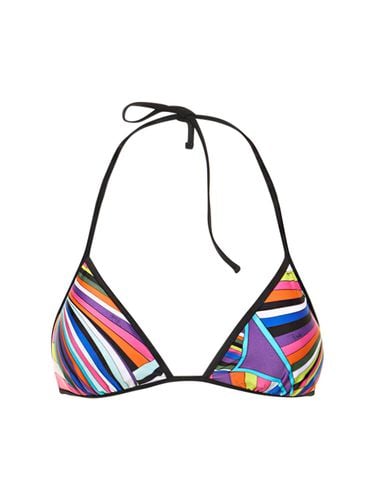 Top Bikini Iride In Lycra Stampata - PUCCI - Modalova