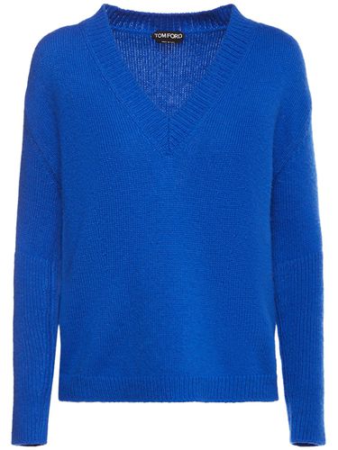 Chunky Wool & Cashmere Knit Sweater - TOM FORD - Modalova