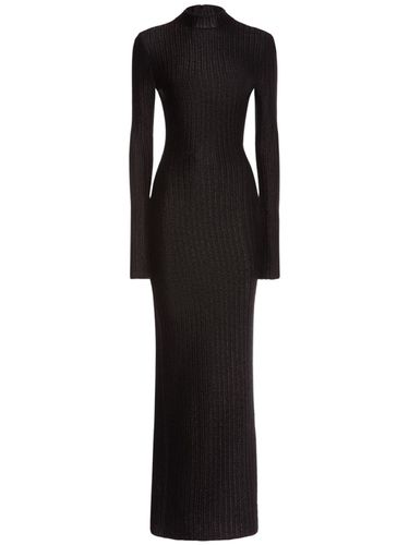 Metallic Rib Knit Long Dress - TOM FORD - Modalova