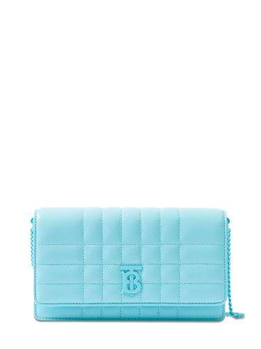 Lola Quilted Leather Clutch - BURBERRY - Modalova