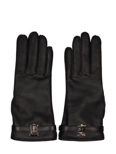 Guantes De Piel - BURBERRY - Modalova