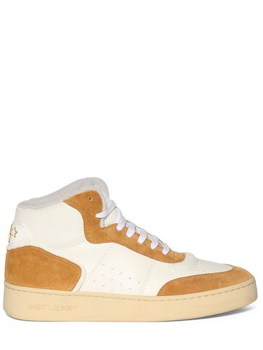 Sneakers Sl80 De Piel 20mm - SAINT LAURENT - Modalova