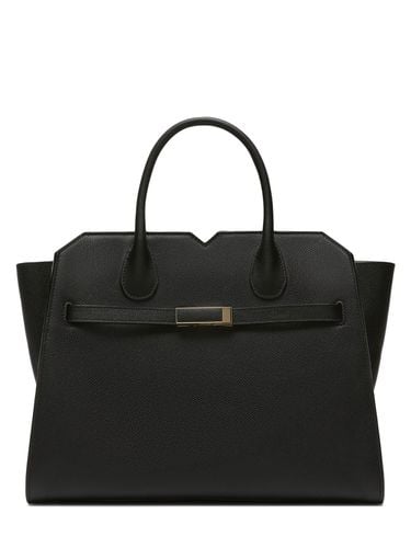 Media Milano Leather Top Handle Bag - VALEXTRA - Modalova