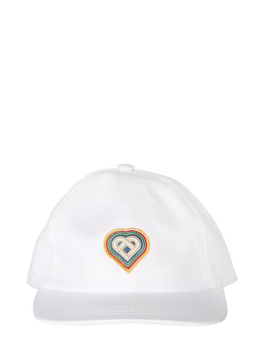 Heart Embroidered Baseball Cap - CASABLANCA - Modalova