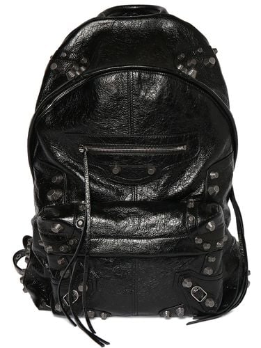 Rucksack Aus Leder „cagole“ - BALENCIAGA - Modalova