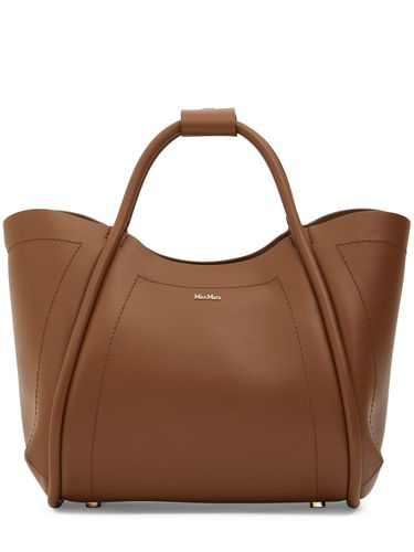 Bolso Tote Mediano Marin De Piel - MAX MARA - Modalova