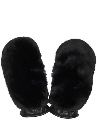 Hill Faux Fur & Leather Mittens - GOLDBERGH - Modalova