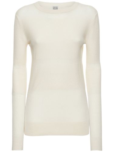 Top In Maglia Di Cotone E Cashmere - TOTEME - Modalova