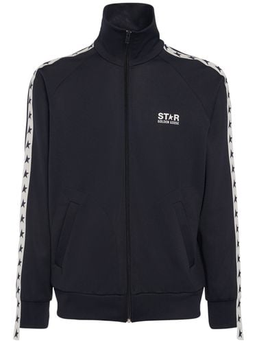 Technische Trikotjacke Mit Reißverschluss „star“ - GOLDEN GOOSE - Modalova