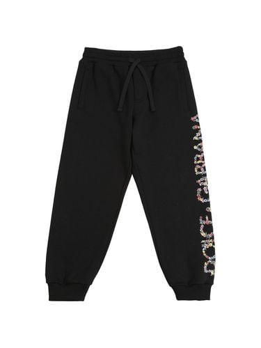 Pantalones Deportivos De Algodón Estampados - DOLCE & GABBANA - Modalova