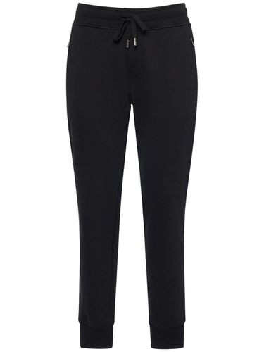 Pantalones Jogging De Jersey De Algodón - DOLCE & GABBANA - Modalova