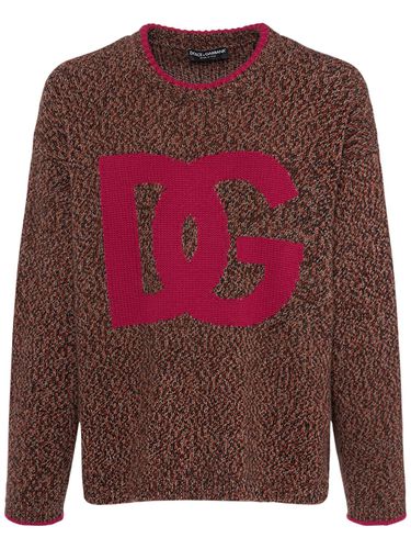 Wollpullover Mit Logo - DOLCE & GABBANA - Modalova