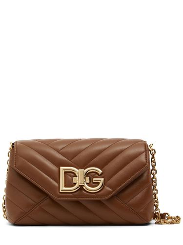 Medium Schultertasche Aus Gestepptem Leder - DOLCE & GABBANA - Modalova