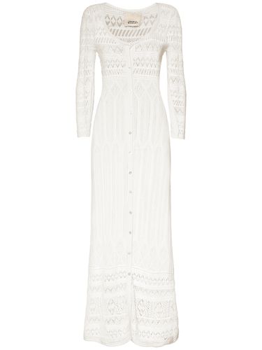 Atedy Cotton Crochet Long Dress - ISABEL MARANT - Modalova