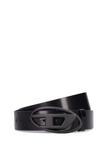 Cm Oval-d Leather Belt - DIESEL - Modalova