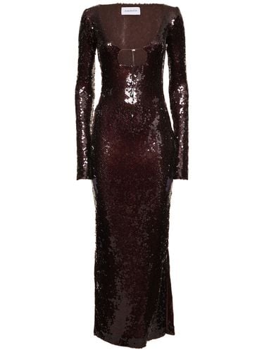 Solaria Sequined Long Sleeve Midi Dress - 16ARLINGTON - Modalova