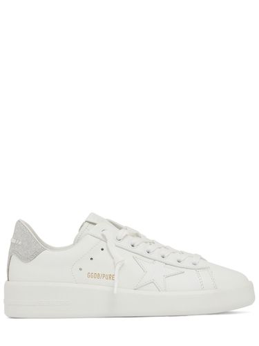 Mm Hohe Sneakers Aus Leder „pure“ - GOLDEN GOOSE - Modalova