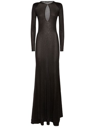 Vestido De Jersey De Viscosa Con Abertura - TOM FORD - Modalova