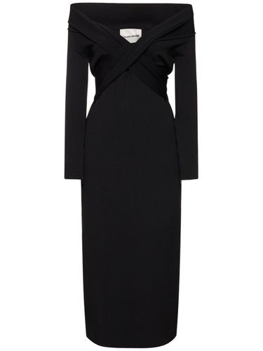 Vestido Midi De Punto De Viscosa Stretch - ROLAND MOURET - Modalova